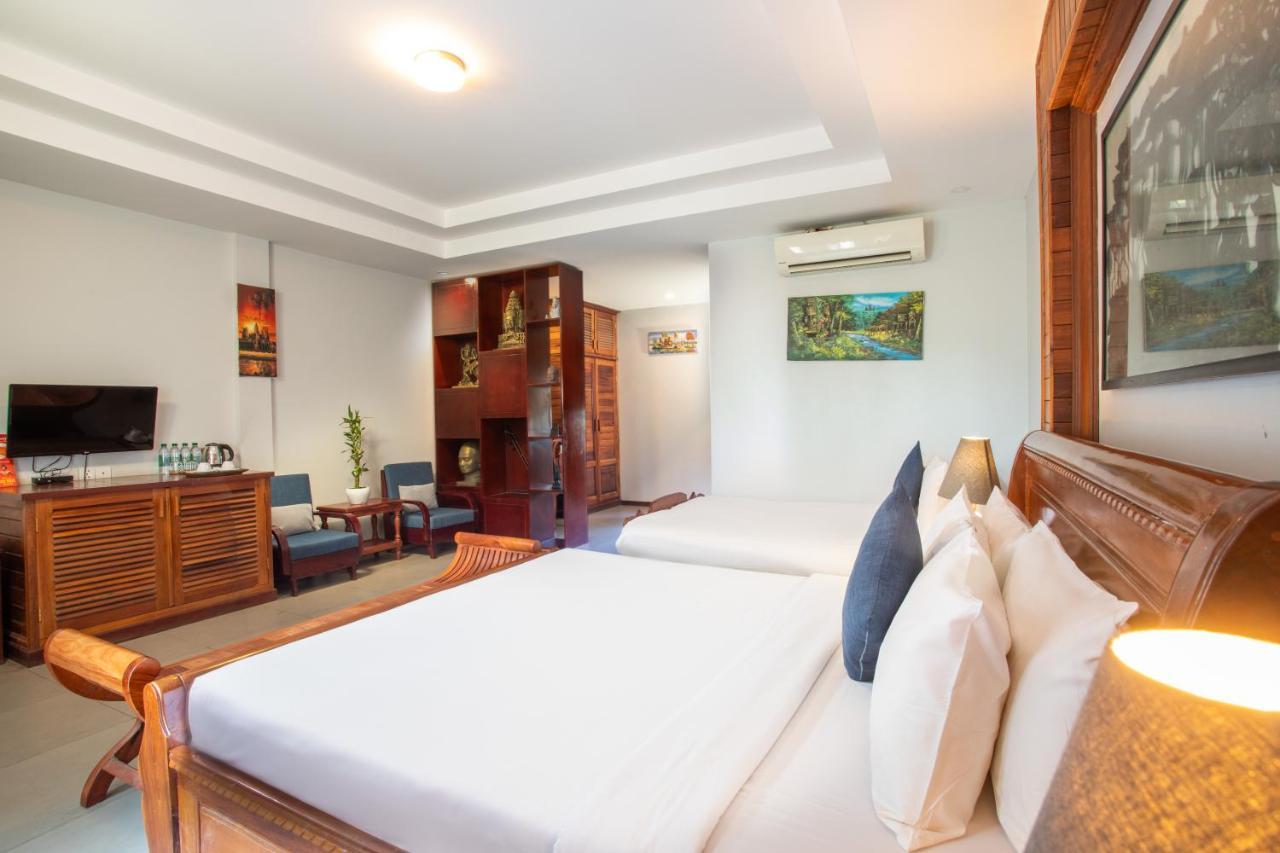 Hotel Samnak Lounge à Siem Reap Extérieur photo