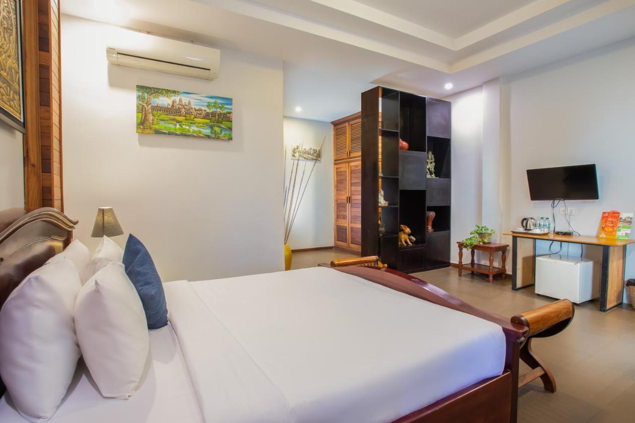 Hotel Samnak Lounge à Siem Reap Extérieur photo