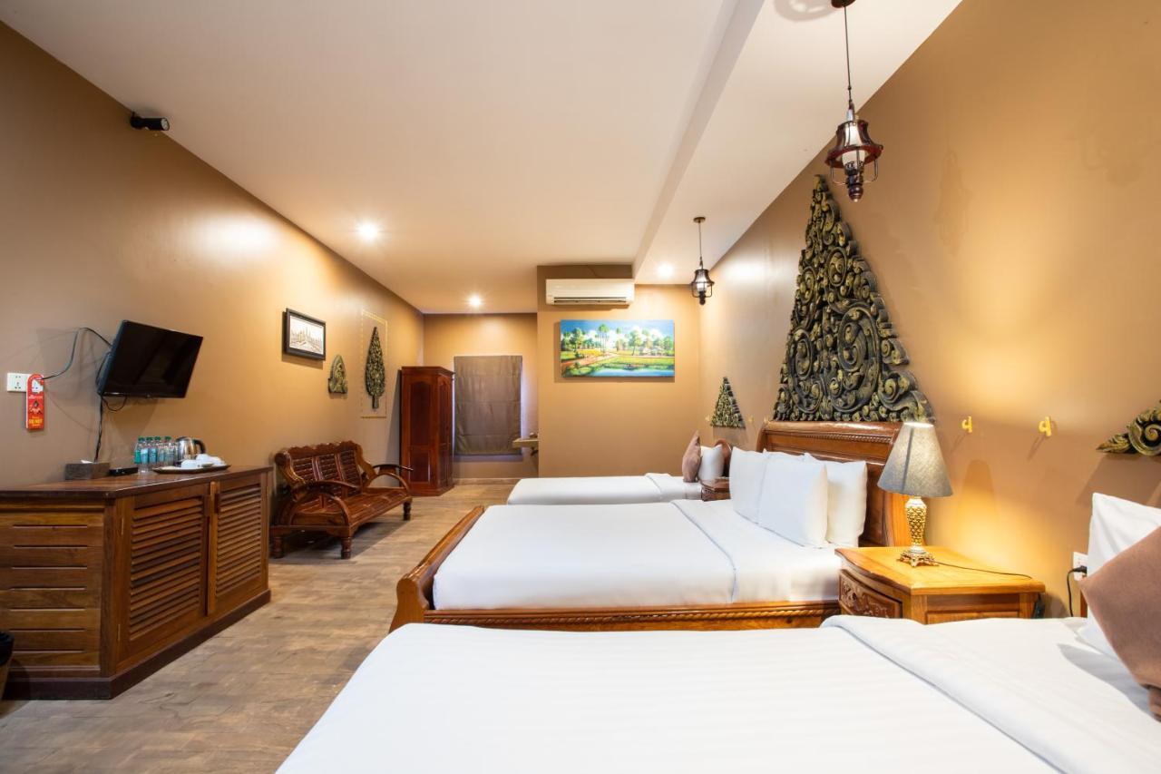 Hotel Samnak Lounge à Siem Reap Extérieur photo