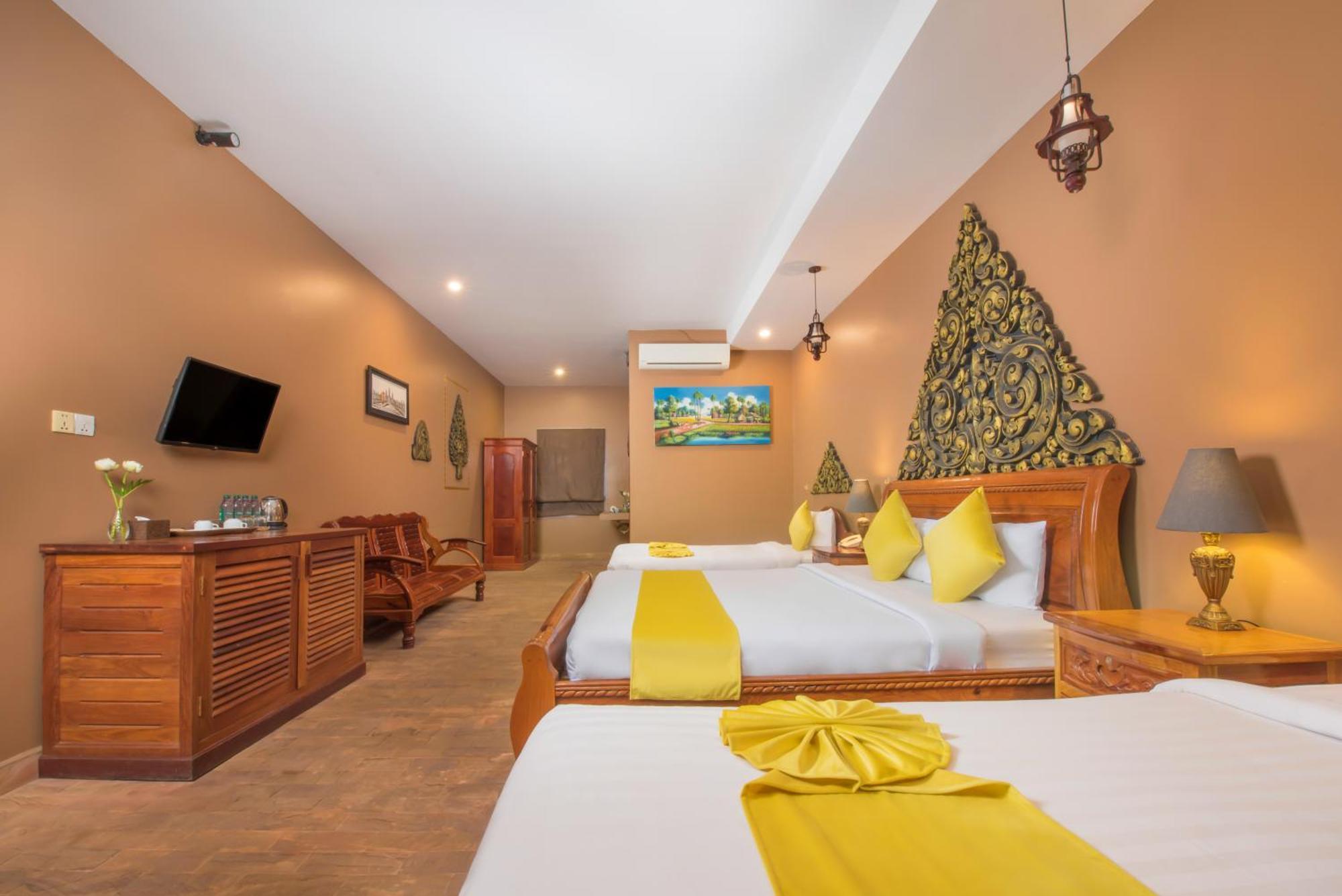 Hotel Samnak Lounge à Siem Reap Extérieur photo