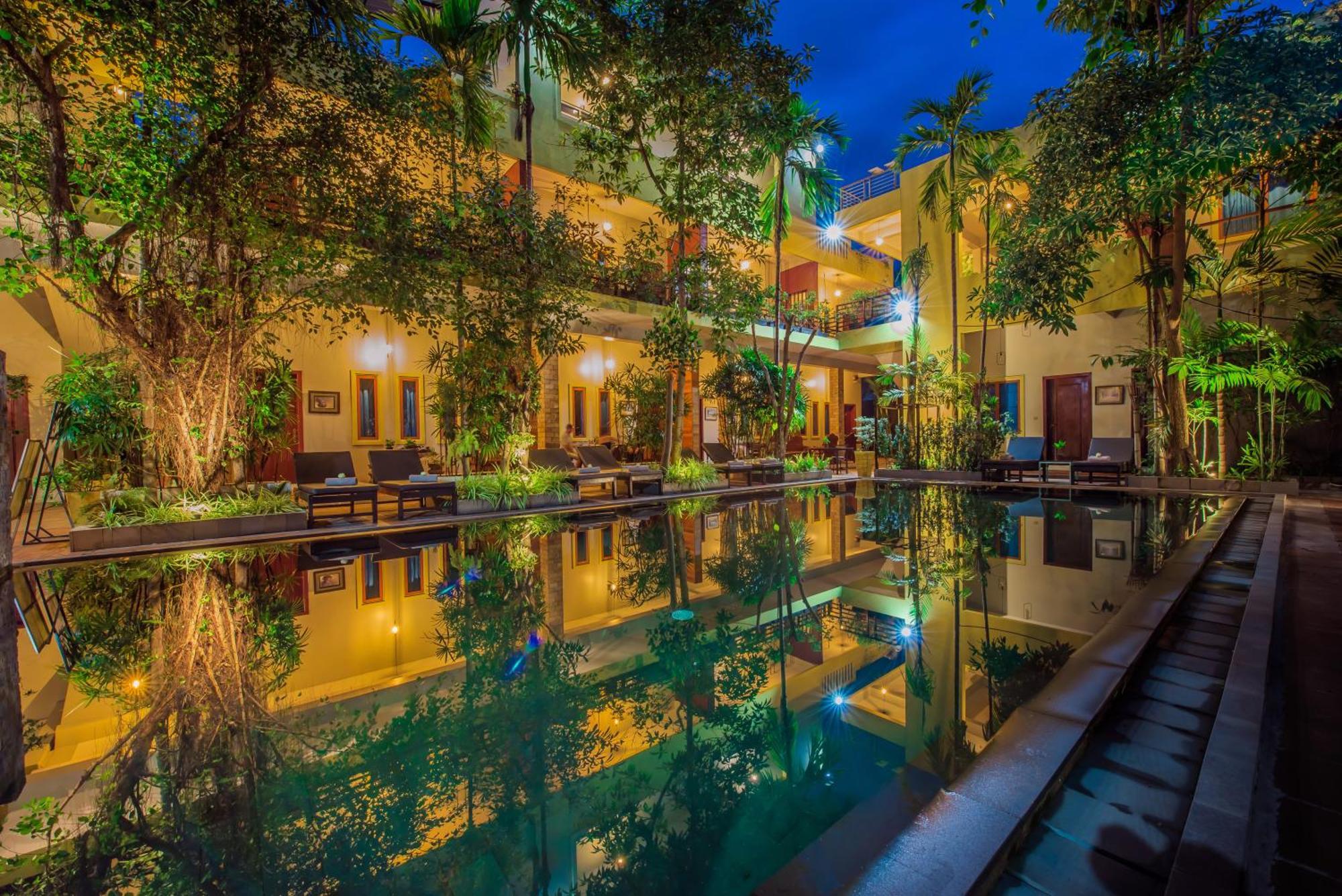 Hotel Samnak Lounge à Siem Reap Extérieur photo
