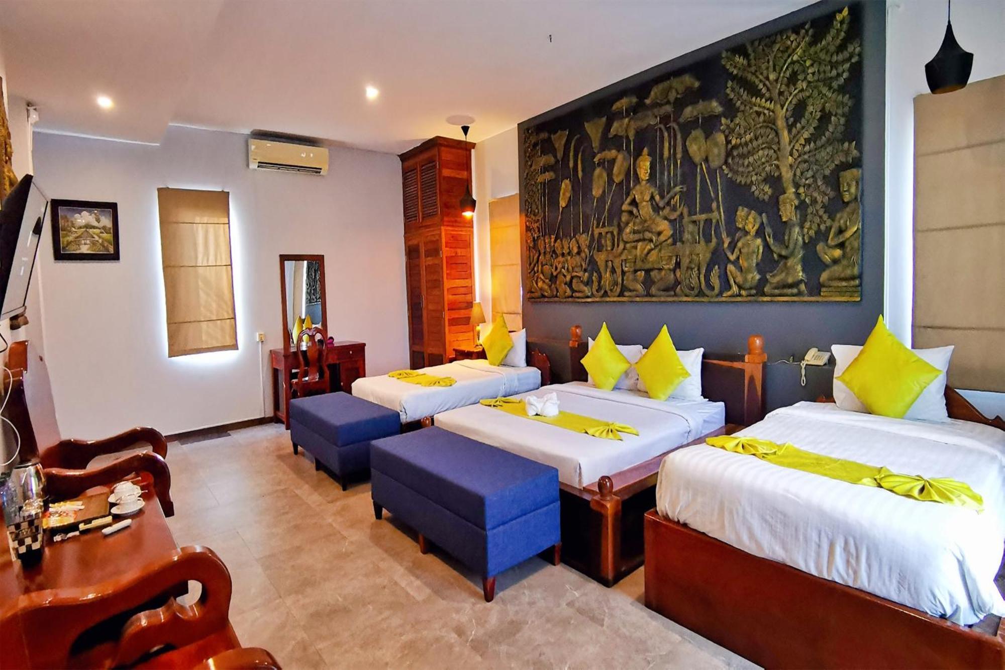 Hotel Samnak Lounge à Siem Reap Extérieur photo